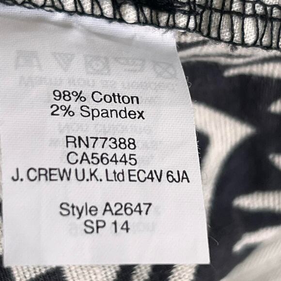J. Crew black and white patterned shorts - Picture 4 of 5